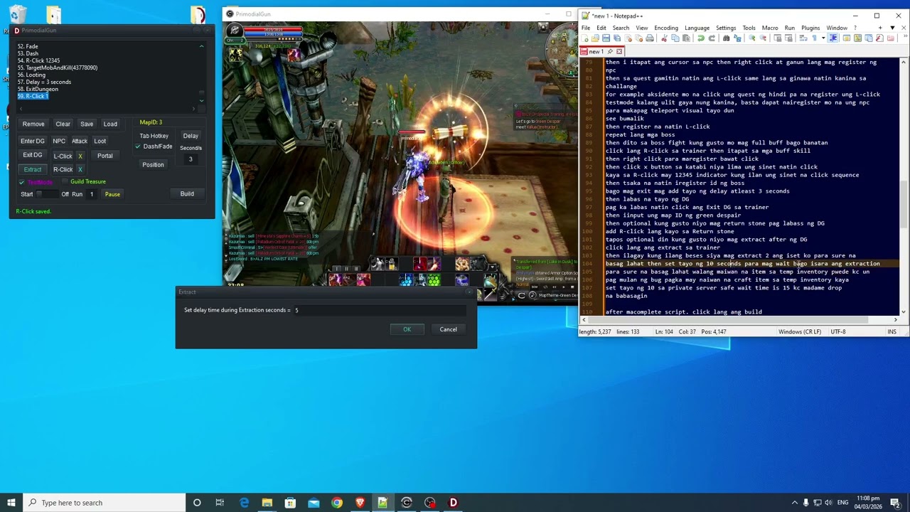 Cabal Auto Dungeon Creation