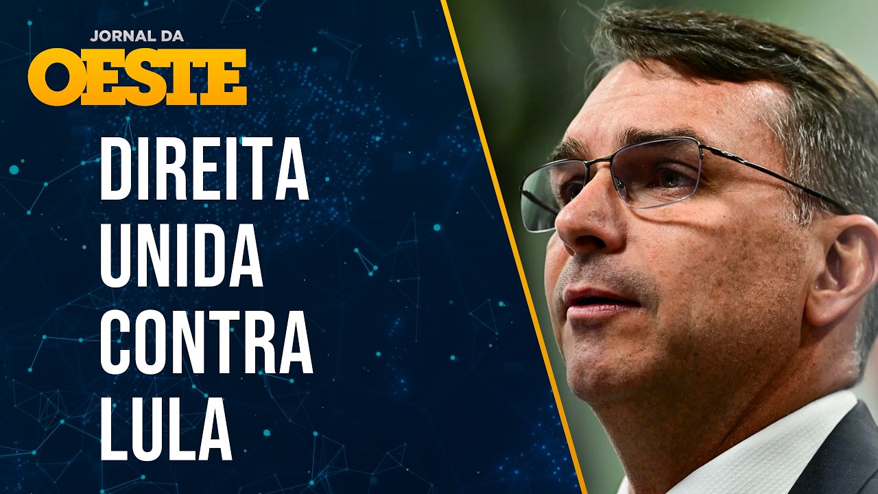 Flávio Bolsonaro consolida aliança com Moro e reforça união da direita contra Lula