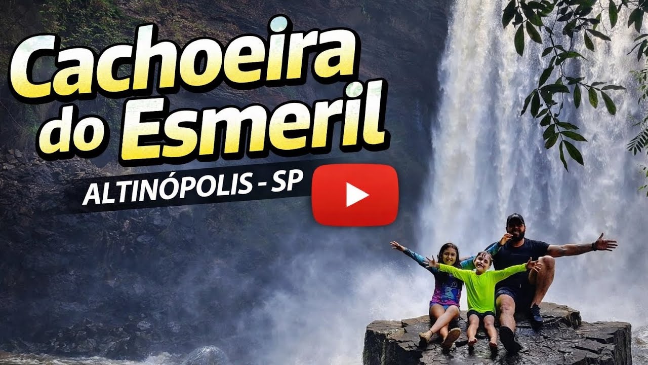 Conhecemos a Cachoeira do Esmeril em Altinópolis - SP