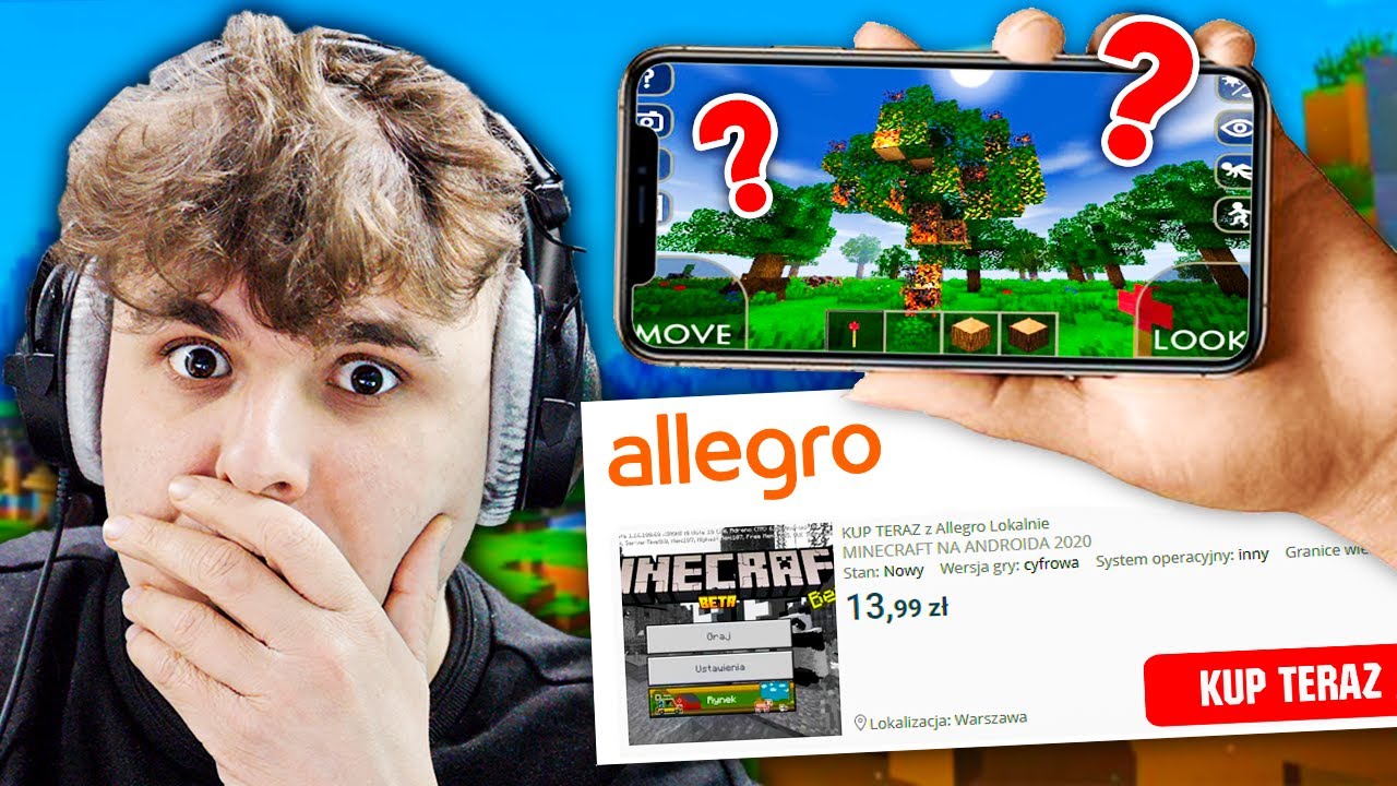 Kupiłem MINECRAFT na TELEFON z ALLEGRO!