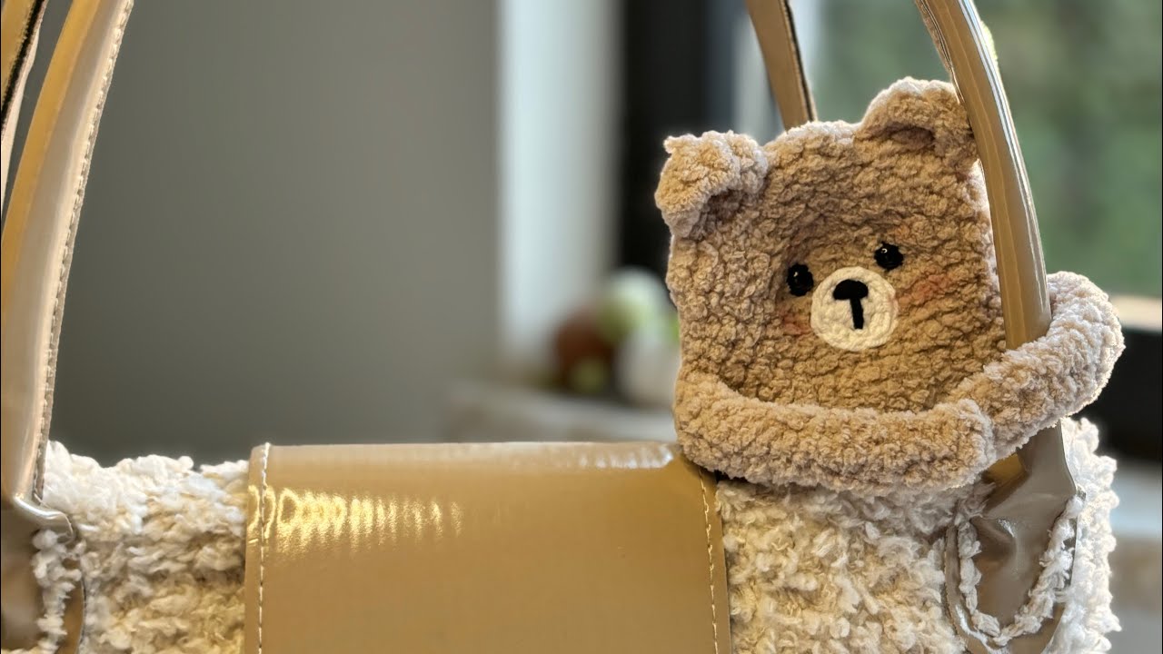 Ayıcıklı AirPods kılıfı #crochetairpodscase