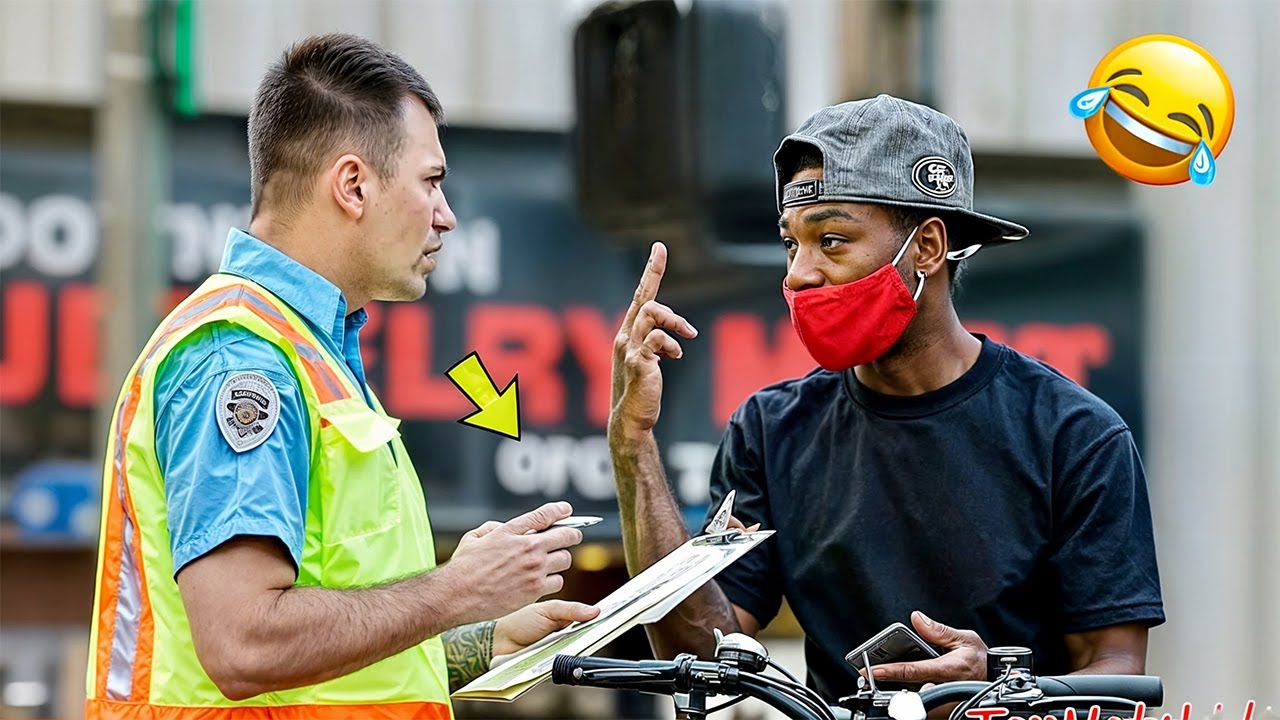 Ridiculous Parking Enforcer Prank in the Hood!