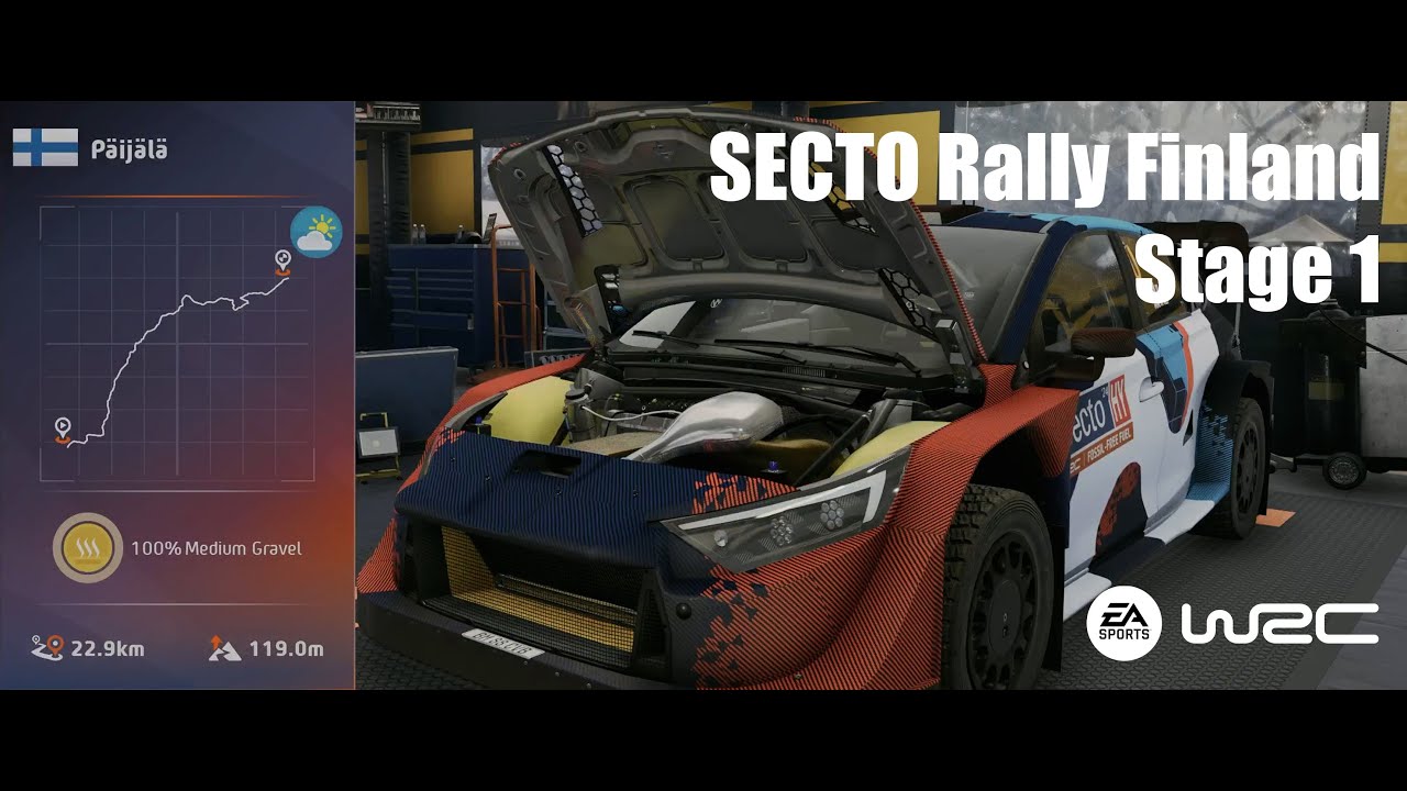 FIA WRC Secto Rally Finland Stage1