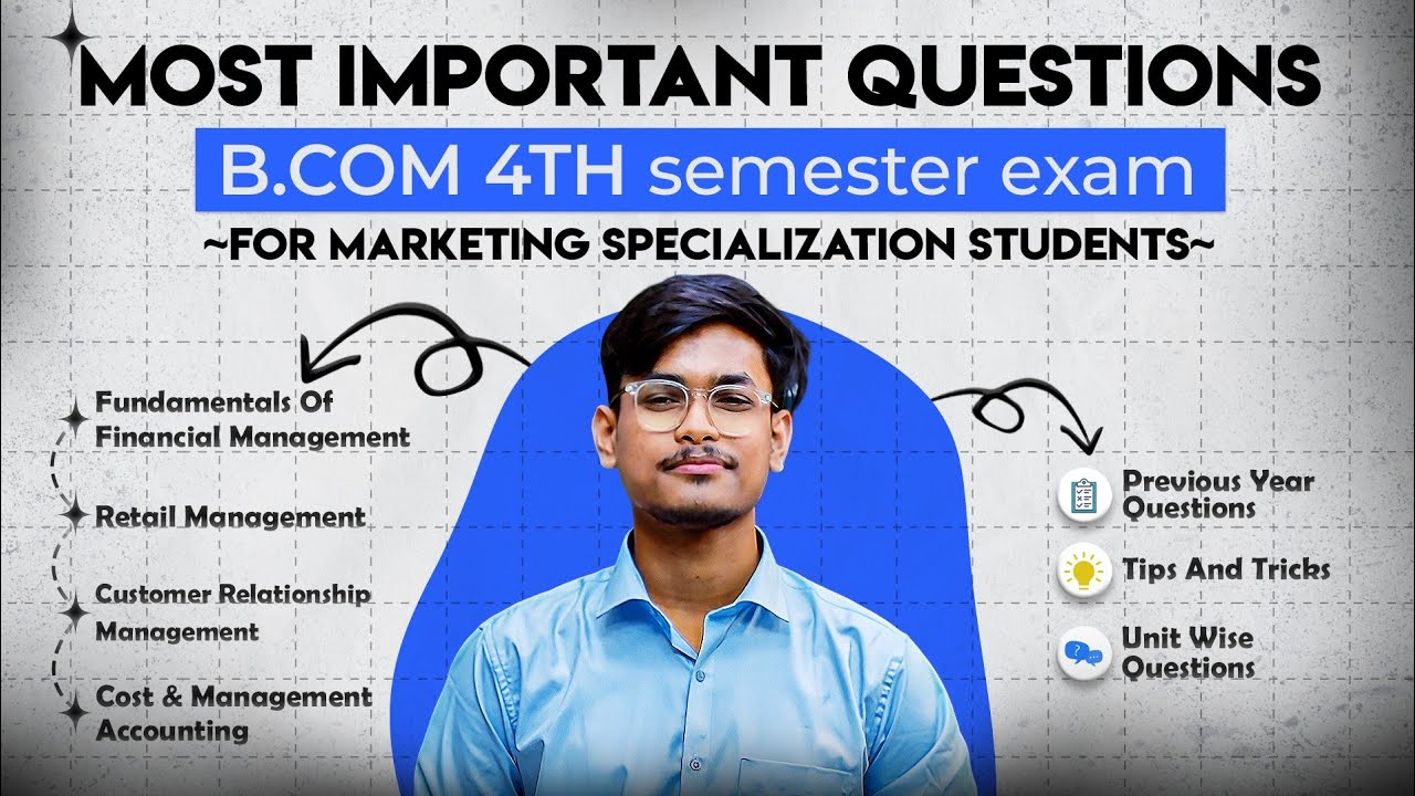 B.Com 4th Sem MARKETING MAJOR 🔥(All Subjects ) Most Important Questions + PYQs | Gauhati University