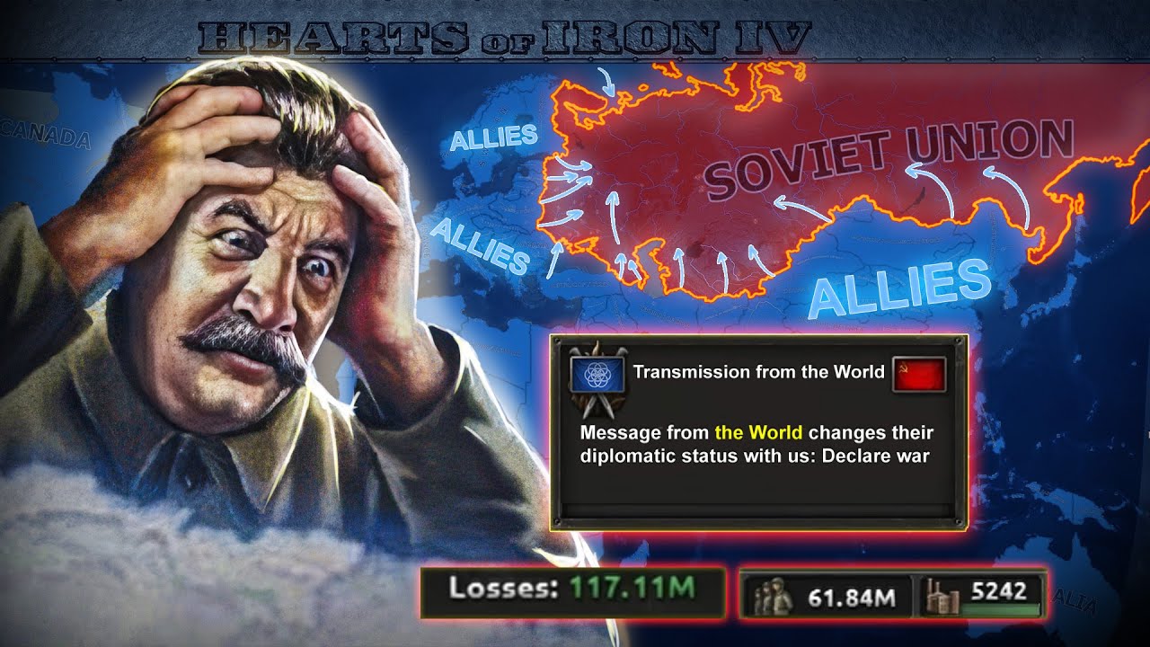 this is the hardest mod in HOI4 - alone against the world