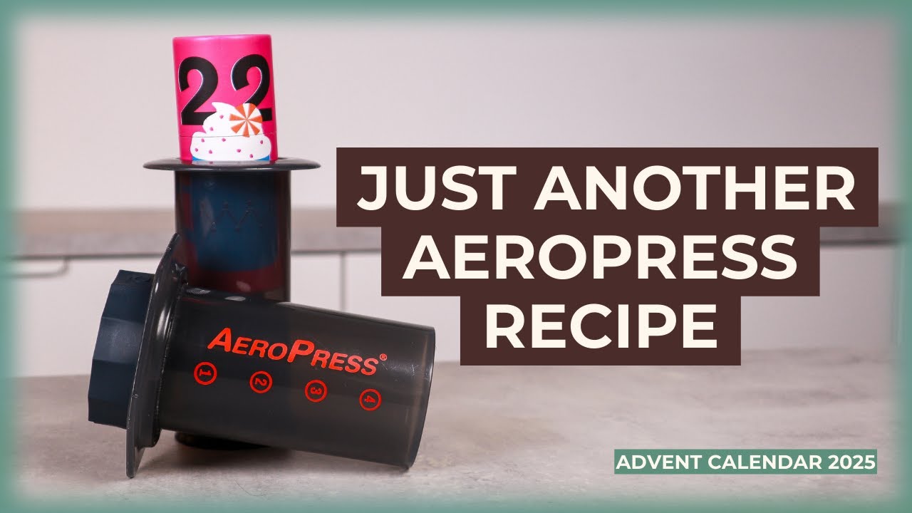 День 22: Приготовление кофе «Washed Colombia» (Nord Kaffe) в AeroPress | Адвент-календарь 2025