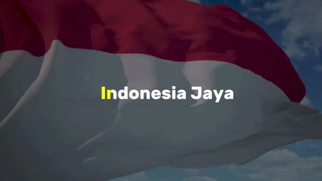 INDONESIA JAYA - Harvey Malaiholo karaoke ( with lyrics )
