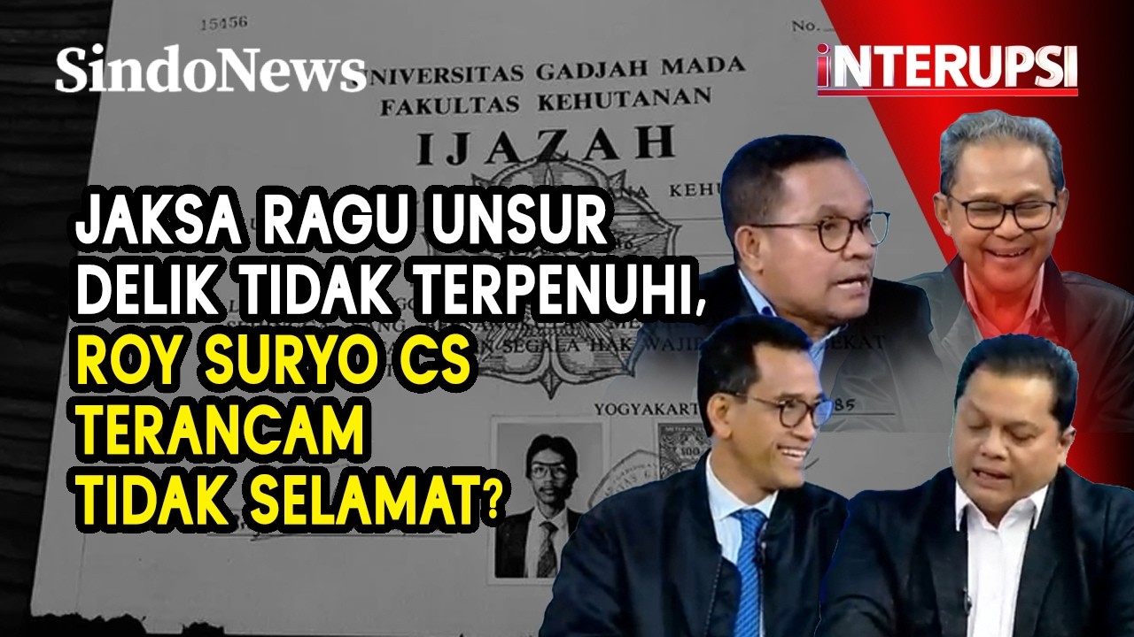 [FULL] Pengacara Bongkar Jaksa Ragu Unsur Delik Tidak Terpenuhi, Roy Suryo CS Aman? | Interupsi