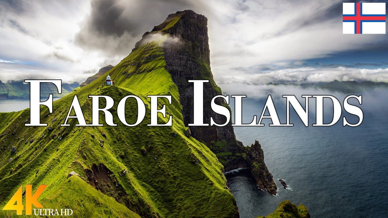 FLYING OVER FAROE ISLANDS (4K UHD) - Relaxing Music Along With Beautiful Nature Videos - 4k ULTRA HD