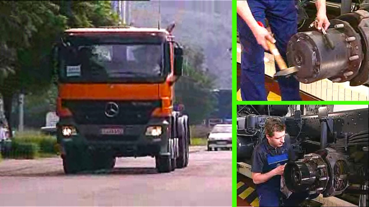 Mercedes-Benz Actros — Как заменить уплотнительное кольцо ступицы колокола | W930, W932, W933, W934