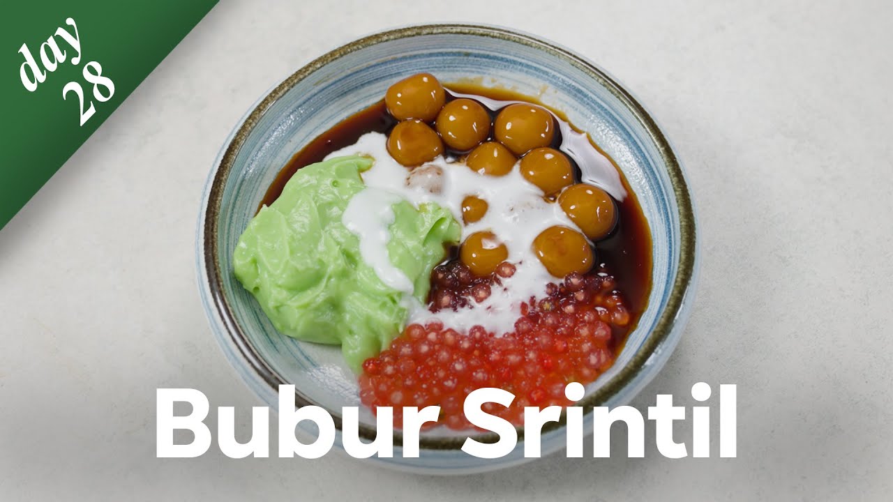 BANYAK ISINYA ! RESEP BUBUR SRINTIL ALIAS BUBUR CANDIL !