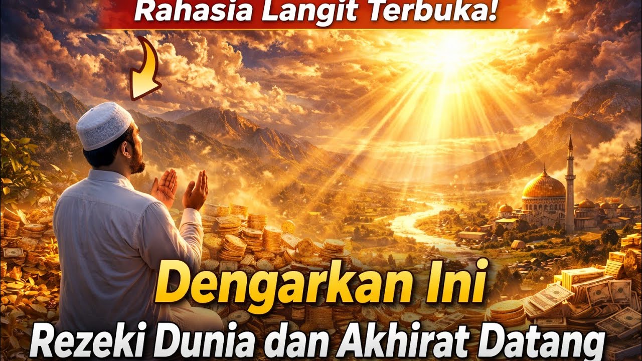 RAHASIA LANGIT TERBUKA !! DENGARKAN INI, REJEKI DUNIA DAN AKHERAT DATANG ...