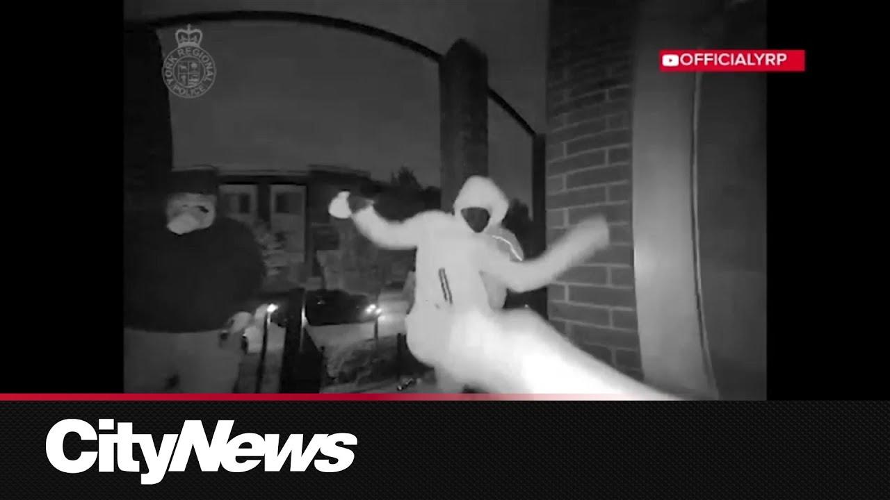York Police are searching for 5 suspects in violent home invasion caught on camera