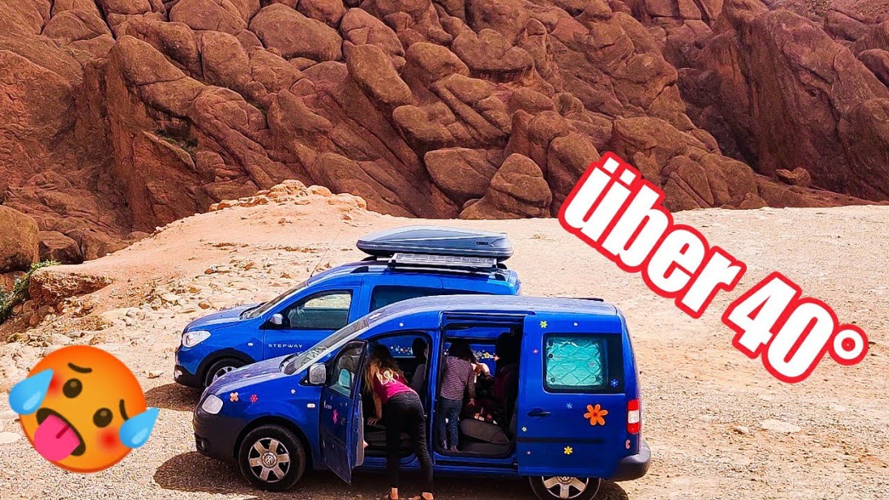 [F.4]🥵46° sind nicht mehr schön - Durch das Atlasgebirge in Marokko mit dem Dacia Minicamper
