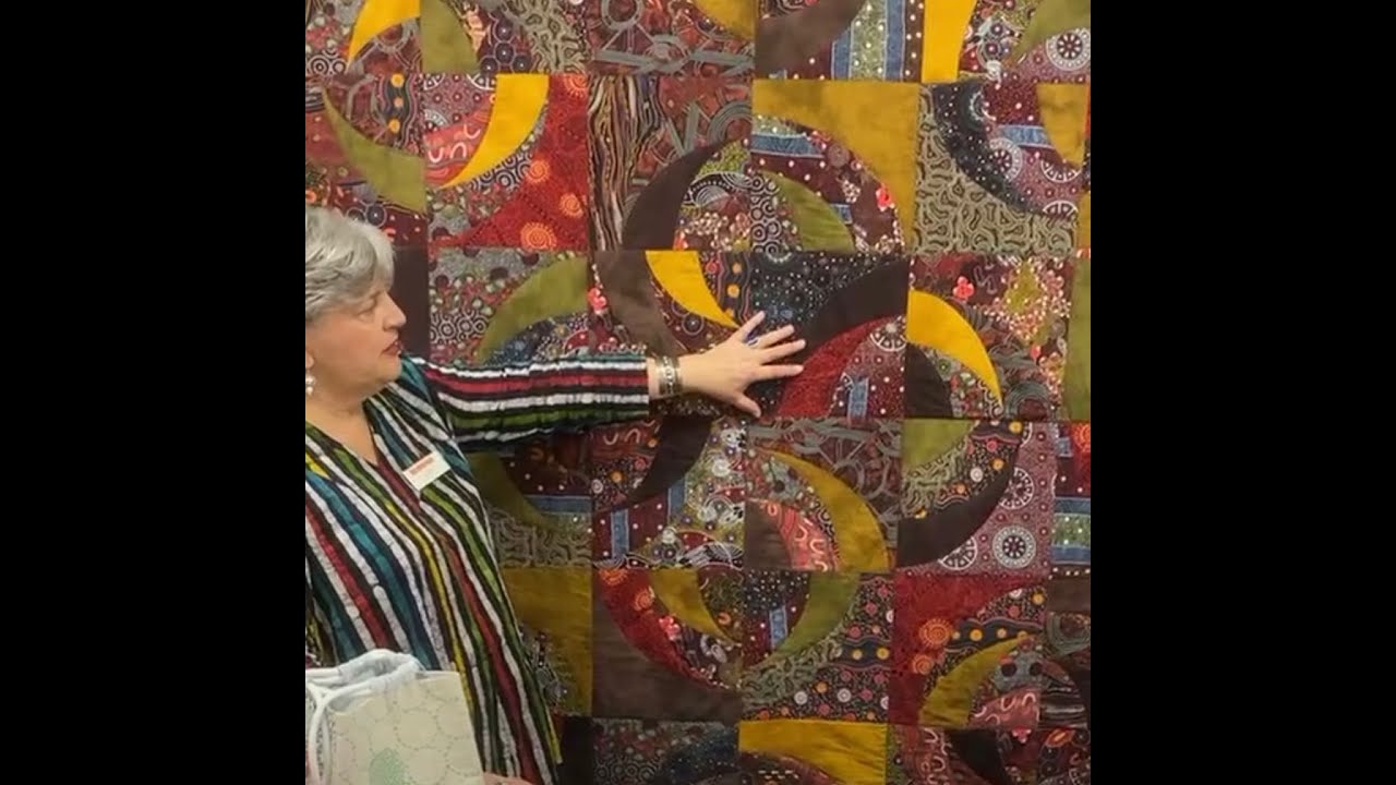 Using Australian Aboriginal Design Fabrics at Artistic Artifacts