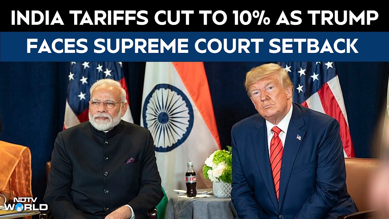 US India Tariffs | India Tariffs Cut To 10% As Donald Trump Faces US Supreme Court Setback