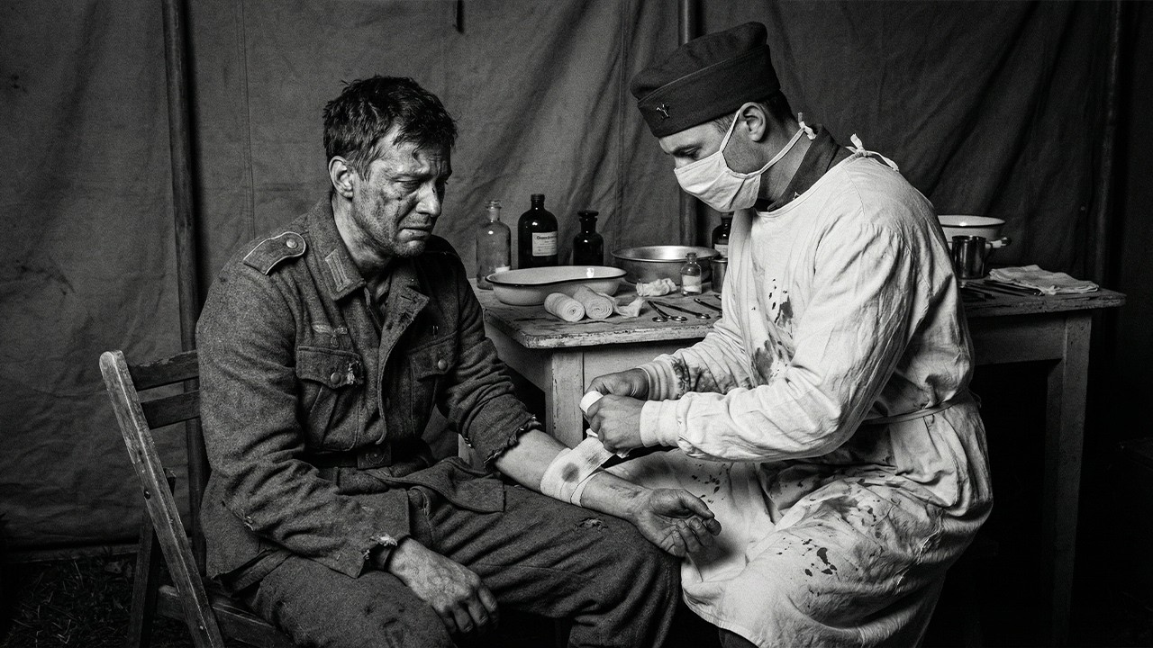 «Ваша рана инфицирована…» — Действия американского хирурга довели немецкого военнопленного до слез.