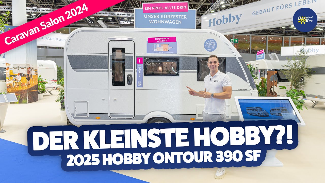 MESSENEUHEIT✨ 2025 Hobby ONTOUR 390 SF | Caravan Salon Düsseldorf 2024 × Camperland Bong