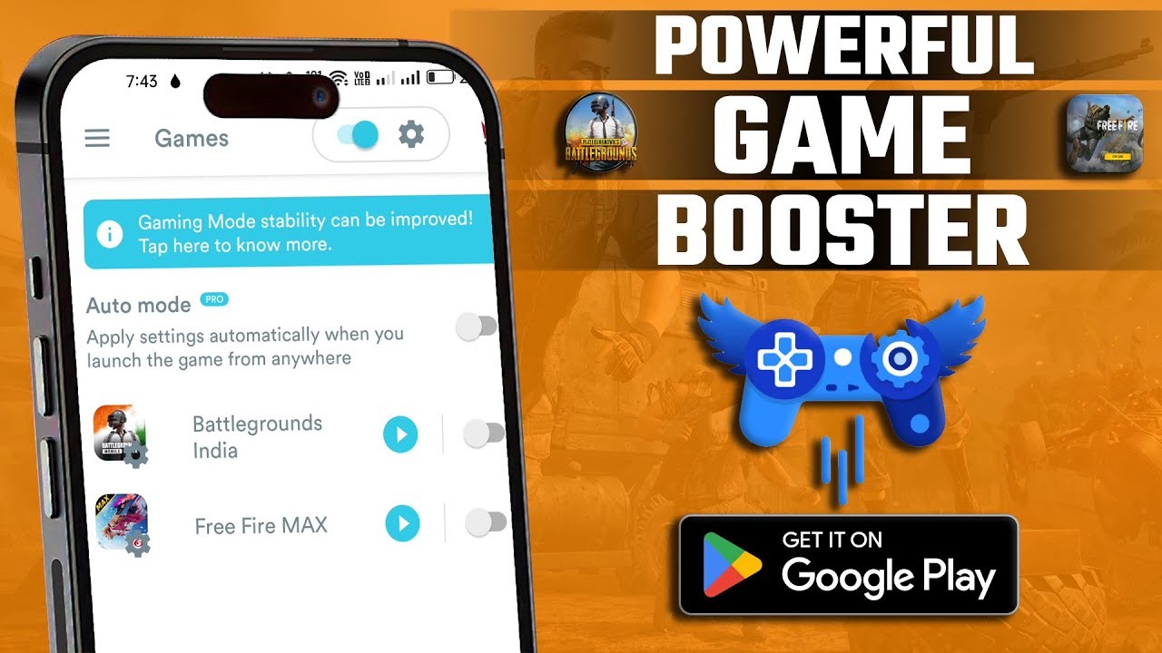 Game Mode Game Booster Pro | Powerful Game Booster | Best game Booster