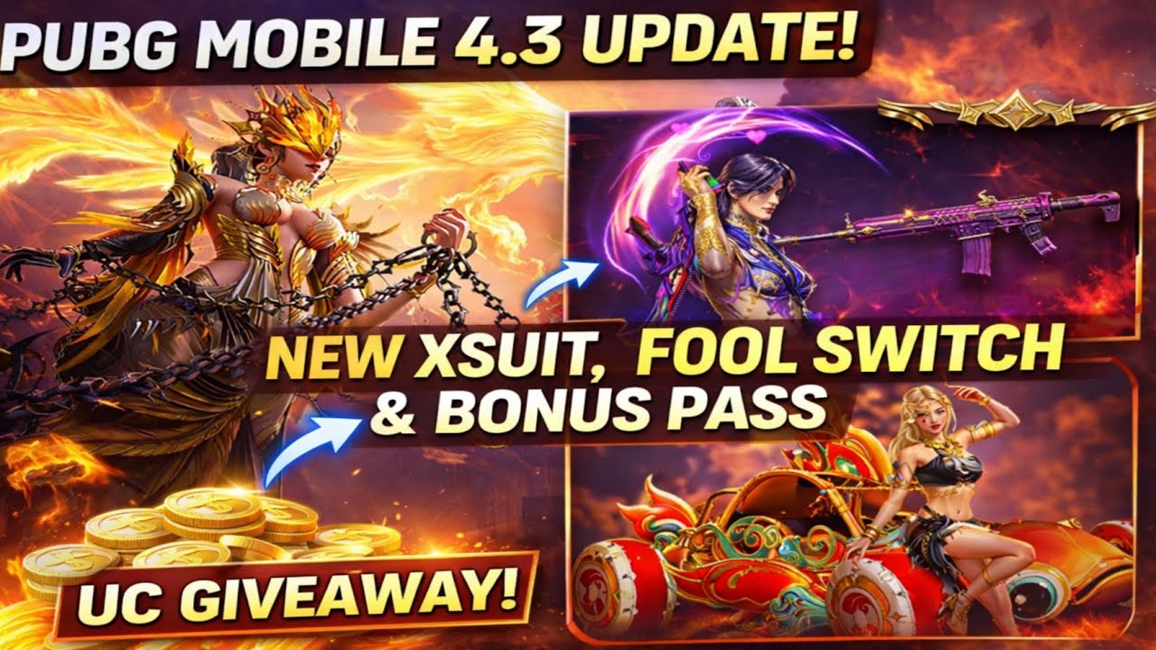 New X-Suit Release Date | M4 Fool Switch Animation | Bonus Pass Date | UC Giveaway | 4.3 Full Info.