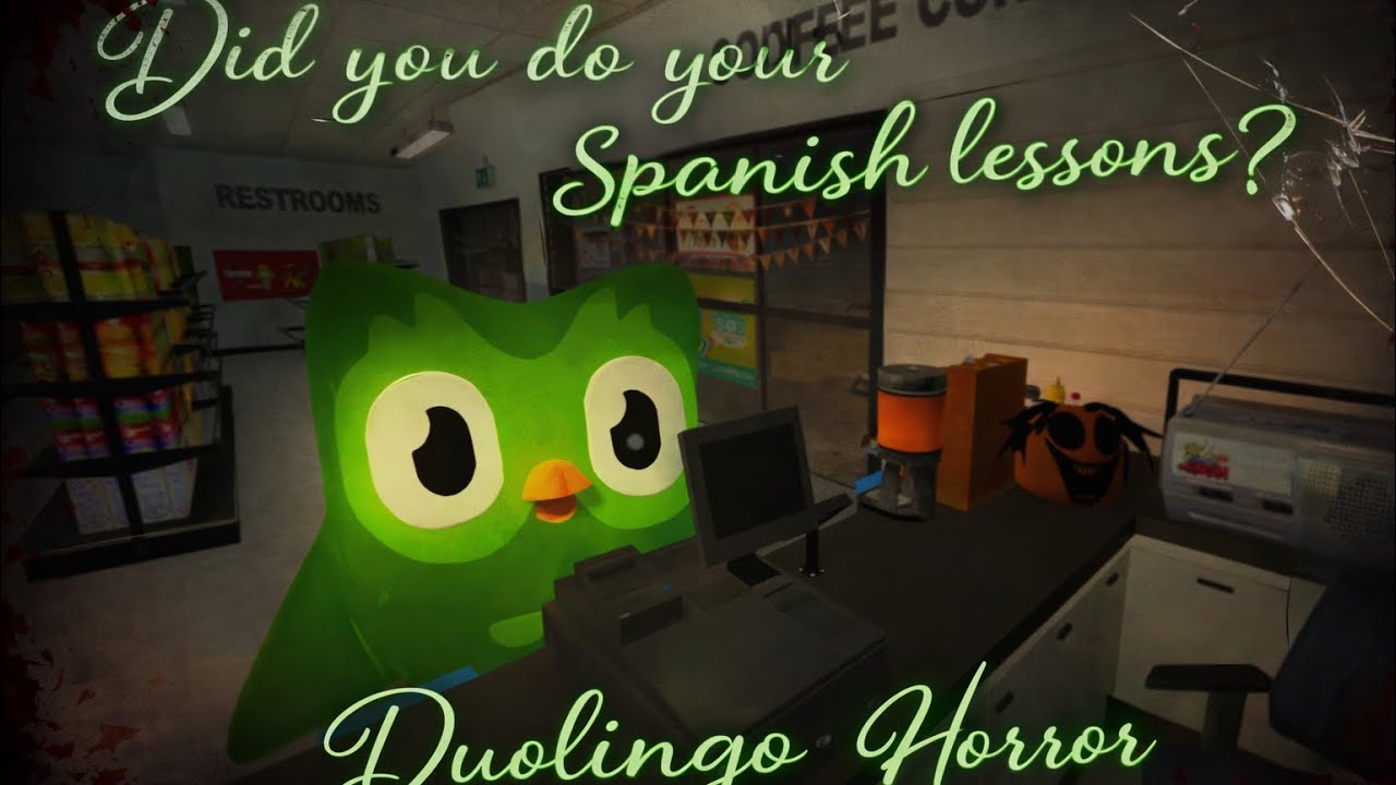 Did you do your Spanish lessons?|Duolingo Horror Roblox|