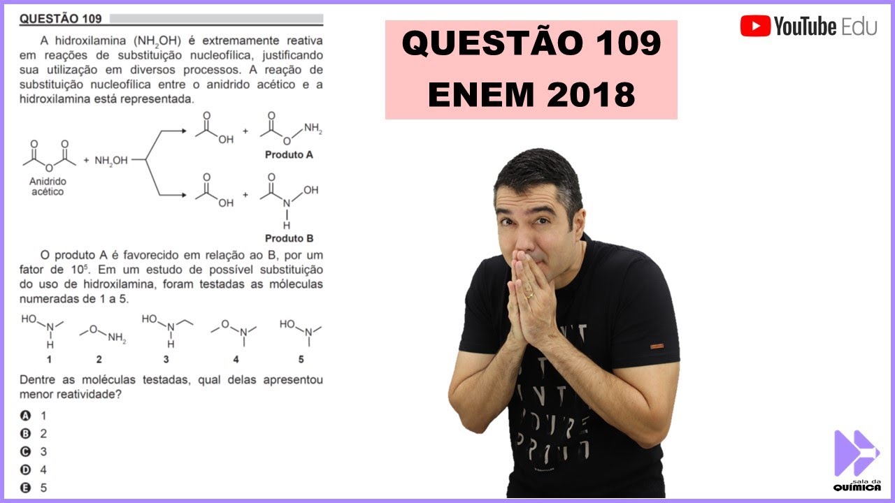 QUÍMICA ENEM 2018! 