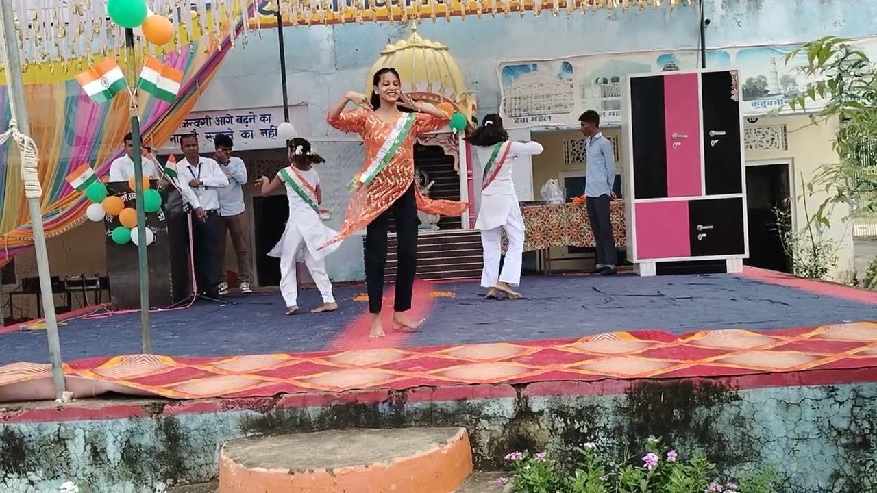 Tiranga dance video || independence day special || GSSS MAHAWA 🏫