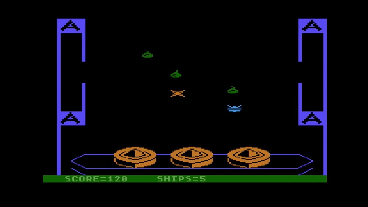 Atari 8-bit:- Galactic Gloop (BASIC game)