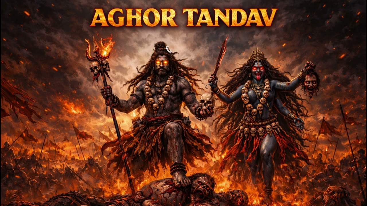 अघोर तांडव 🔱 महादेव × काली माता | The Most Dangerous Form of Shiva