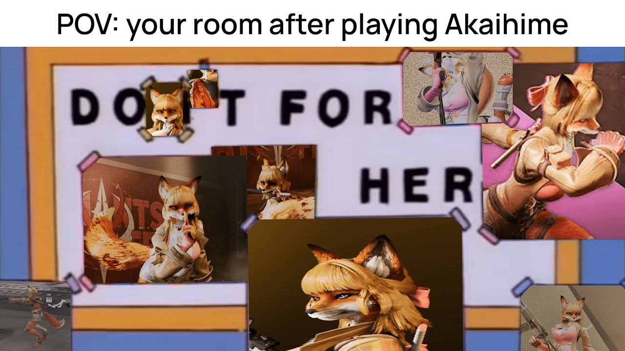This is what you'll get when you play Akaihime in Wild Assault...