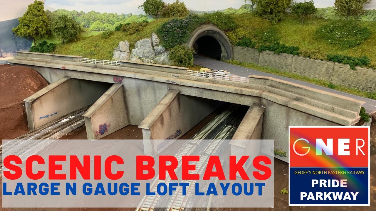 Building A Scenic Break - N Gauge Loft Layout - Ep 23