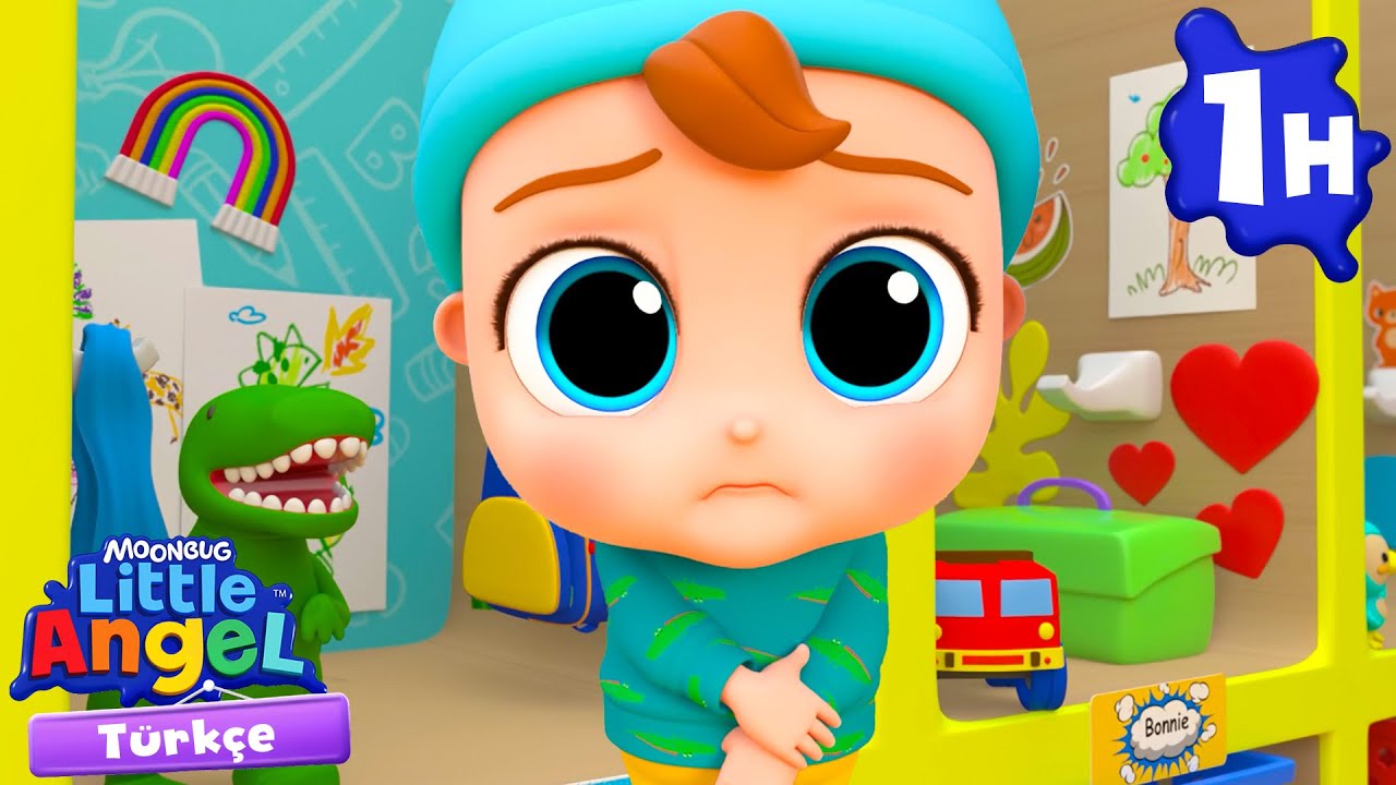 Okul Macerası ✏️| Little Angel | Çocuk Çizgi Filmleri | Moonbug Kids Türkçe