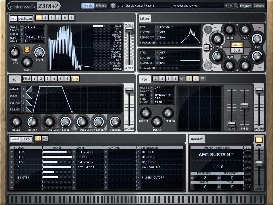 Z3ta+ 2 Test №1