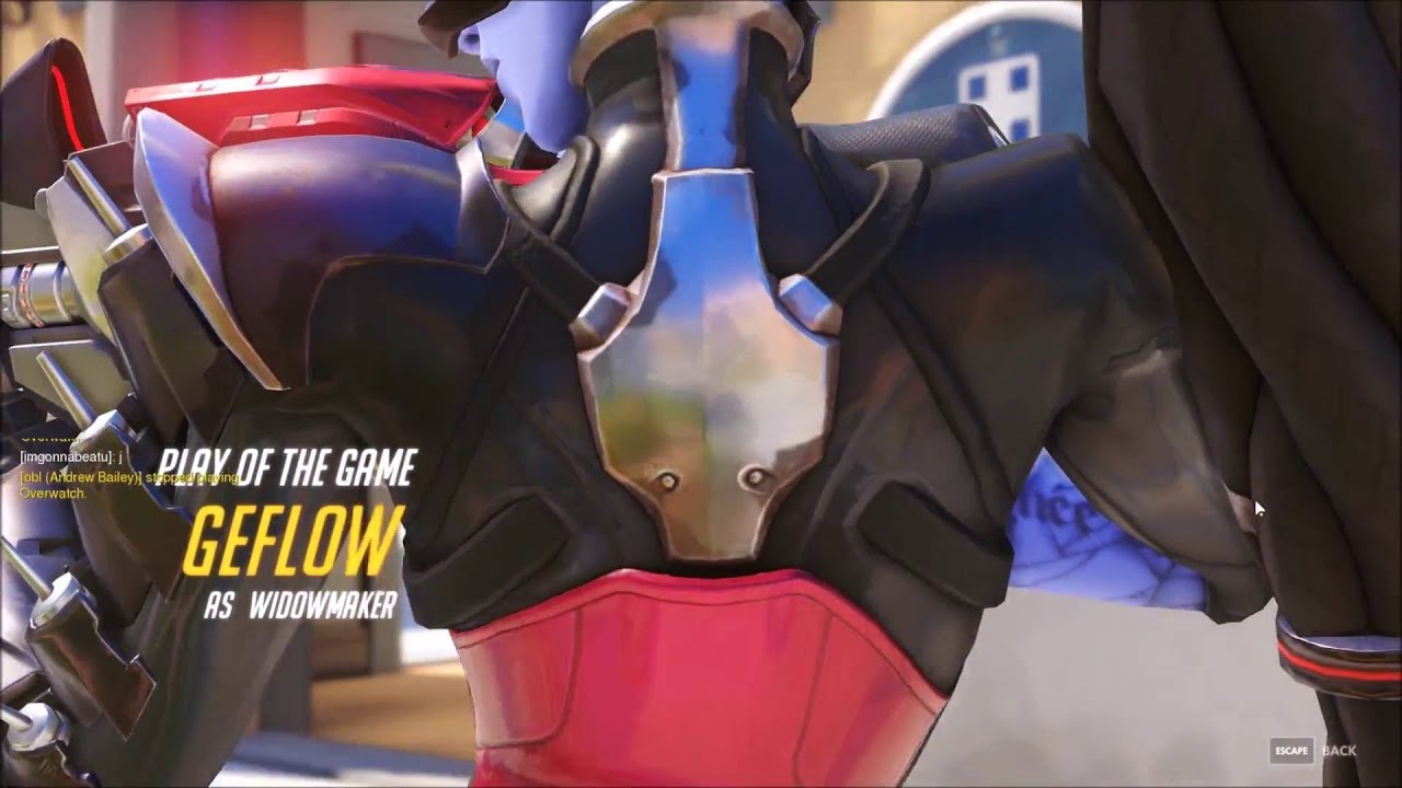 Overwatch Highlights - Widowmaker chilling on my perch