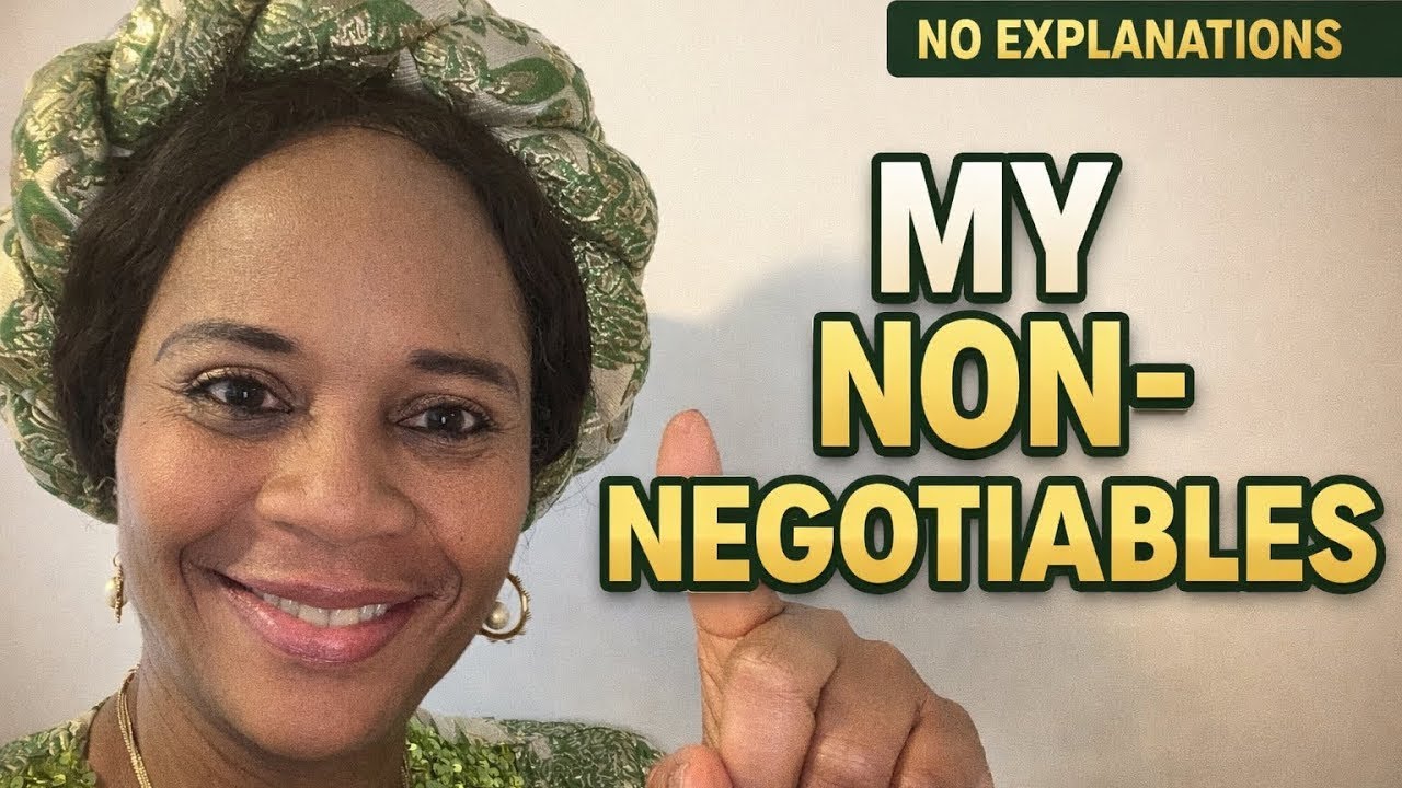 I will not do this anymore | Non-negotiable for 2026