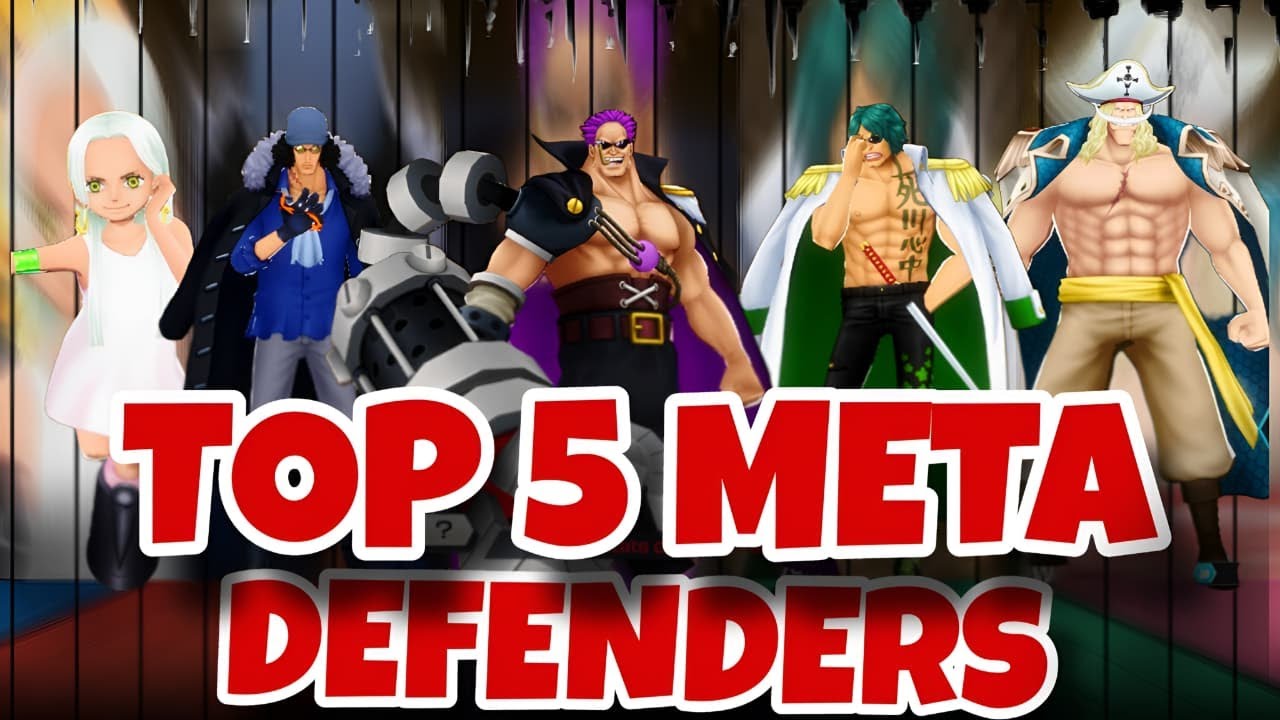 【TOP 5 DEFENDERS in the KIZARU META !!🔥】 Best Defender Ranking | One Piece Bounty Rush