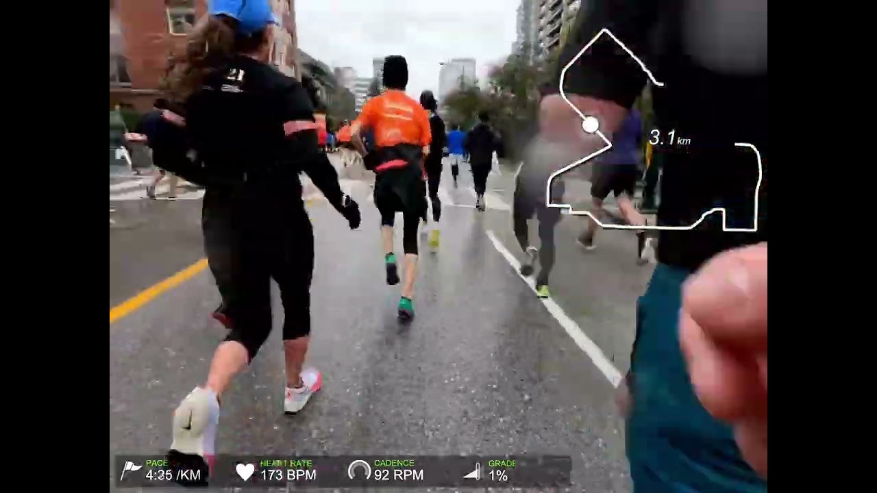 Vancouver Sunrun (rain run?) 2023 - full length