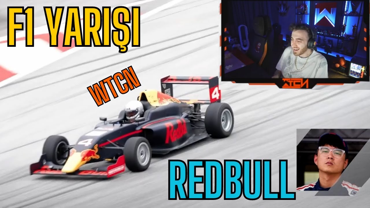 WTCN - F1 Sürdüğü Redbull Videosunu İzliyor !!! 🏎️🏎️