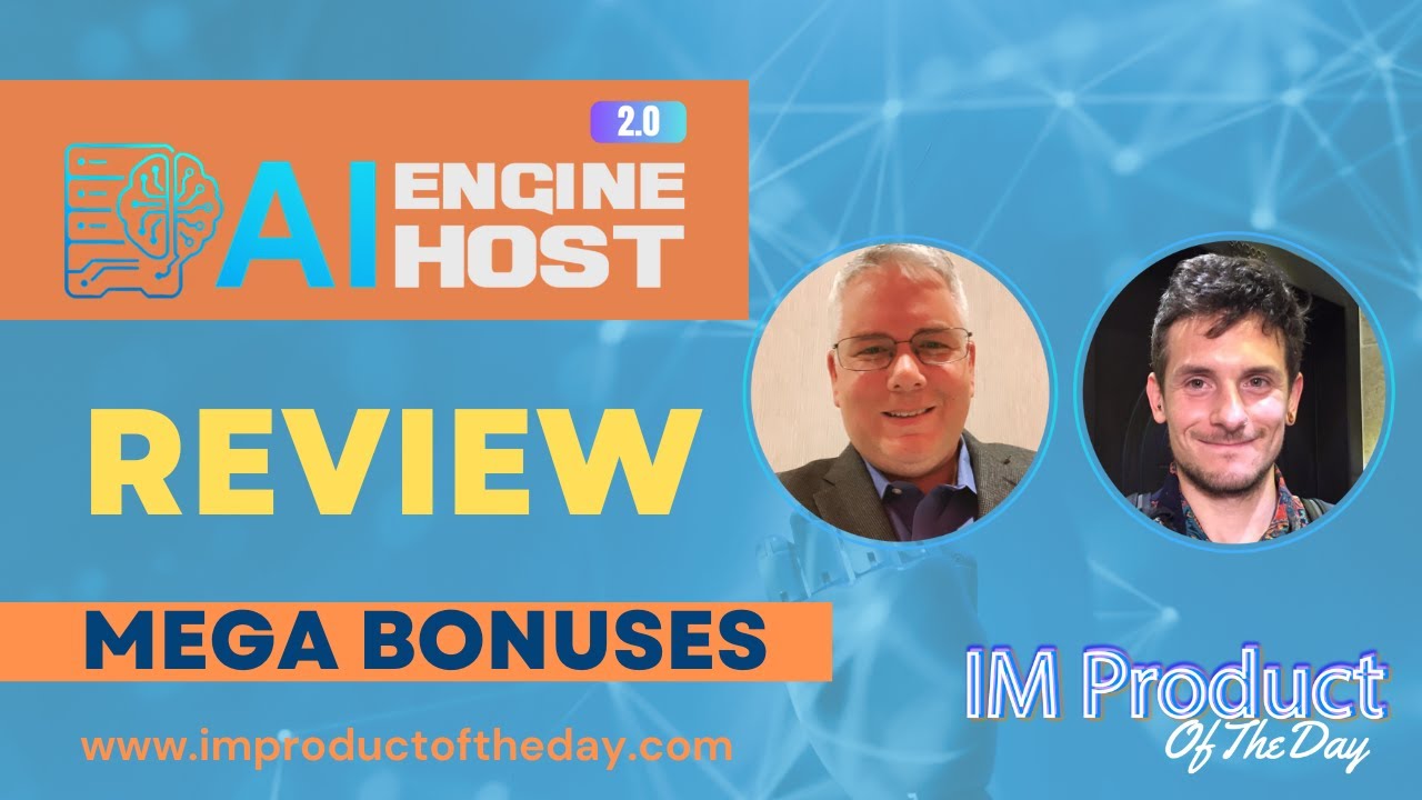 Ai EngineHost 2.0 Reloaded Review + Award-Winning Bonuses To Make It Work FASTER (Worth $997)!