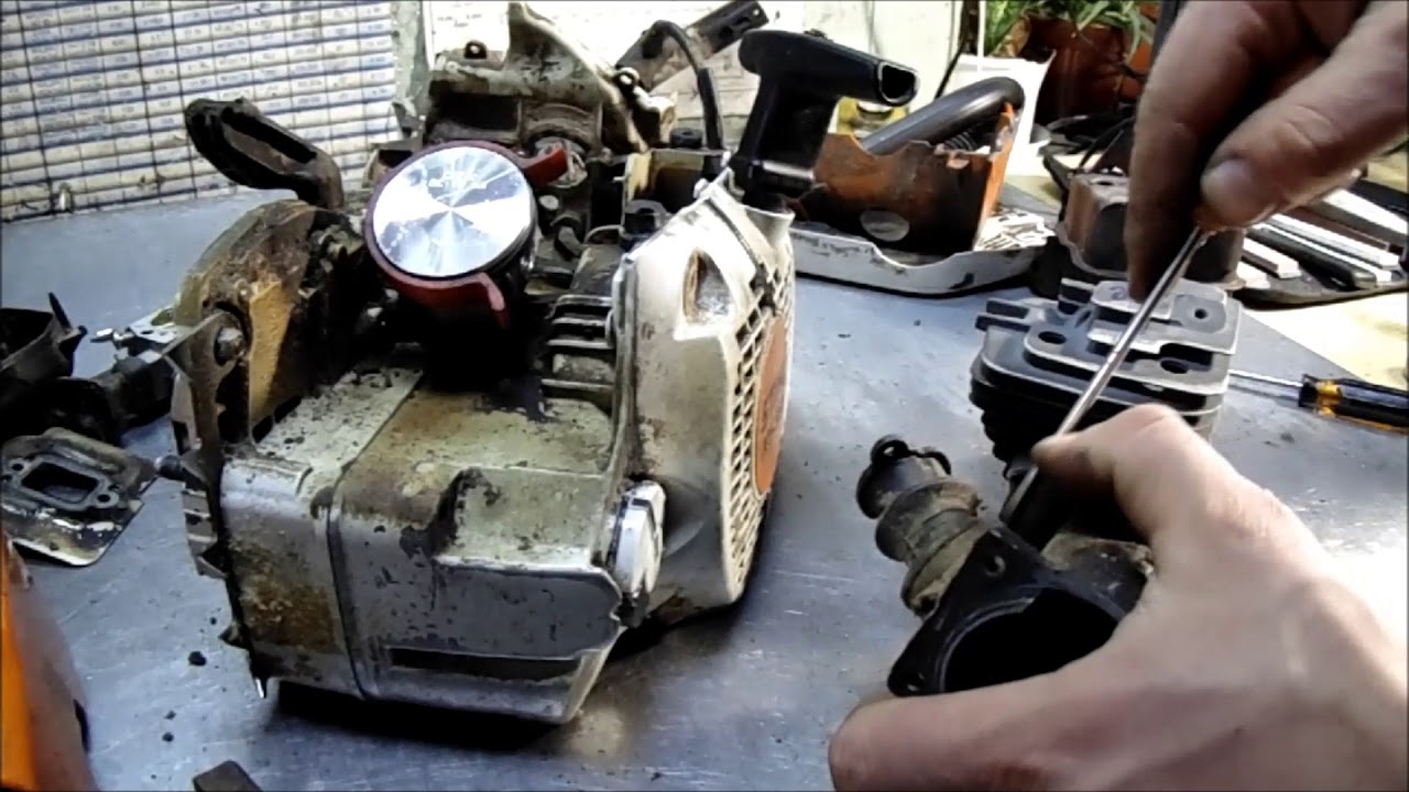 Замена поршневой группы на STIHL MS 361