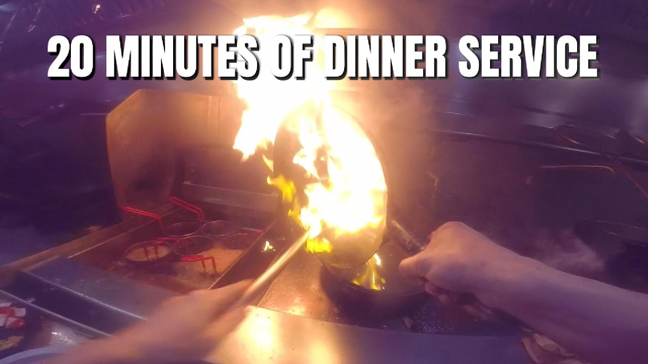 POV: Wok Cooking Workflow During Dinner Rush