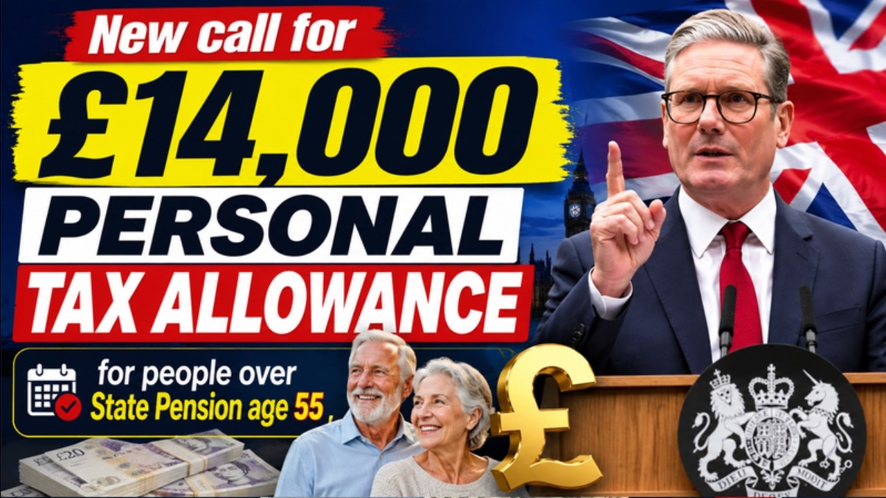 New Proposal Could Raise Personal Tax Allowance to &pound;14,000 for Pension-Age Adults