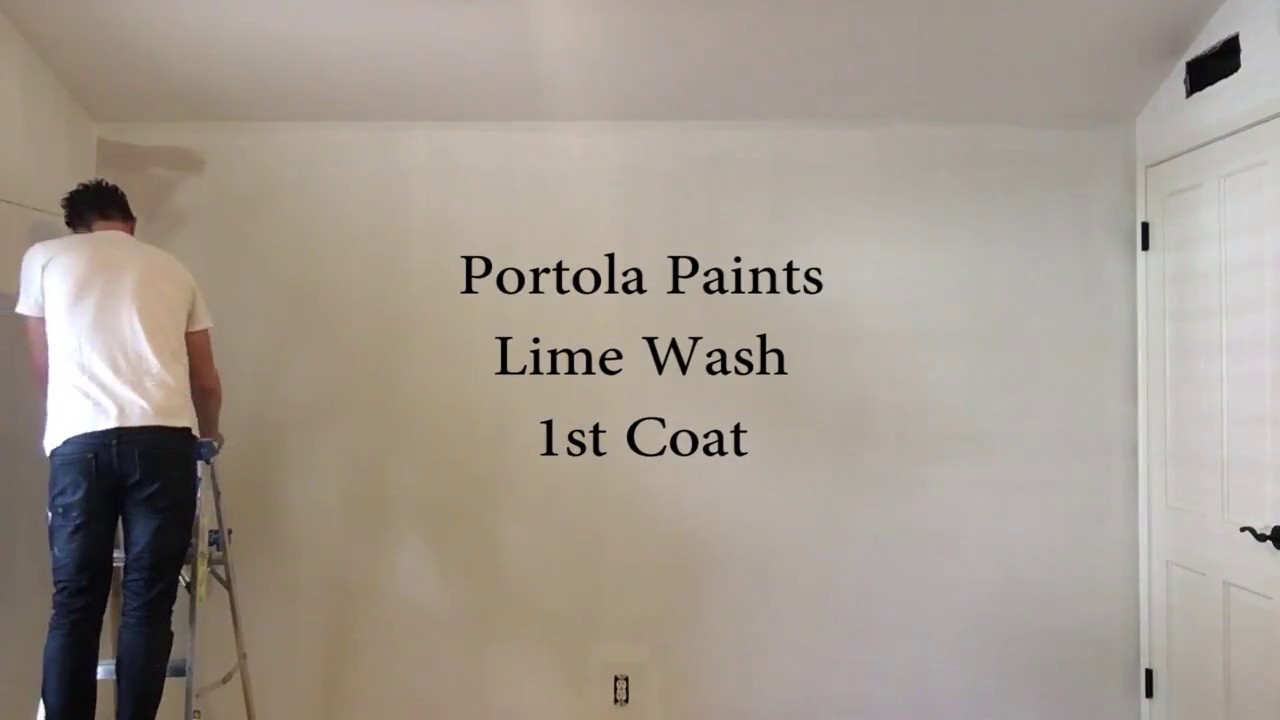 Portola Paints - Lime Wash Time-lapse