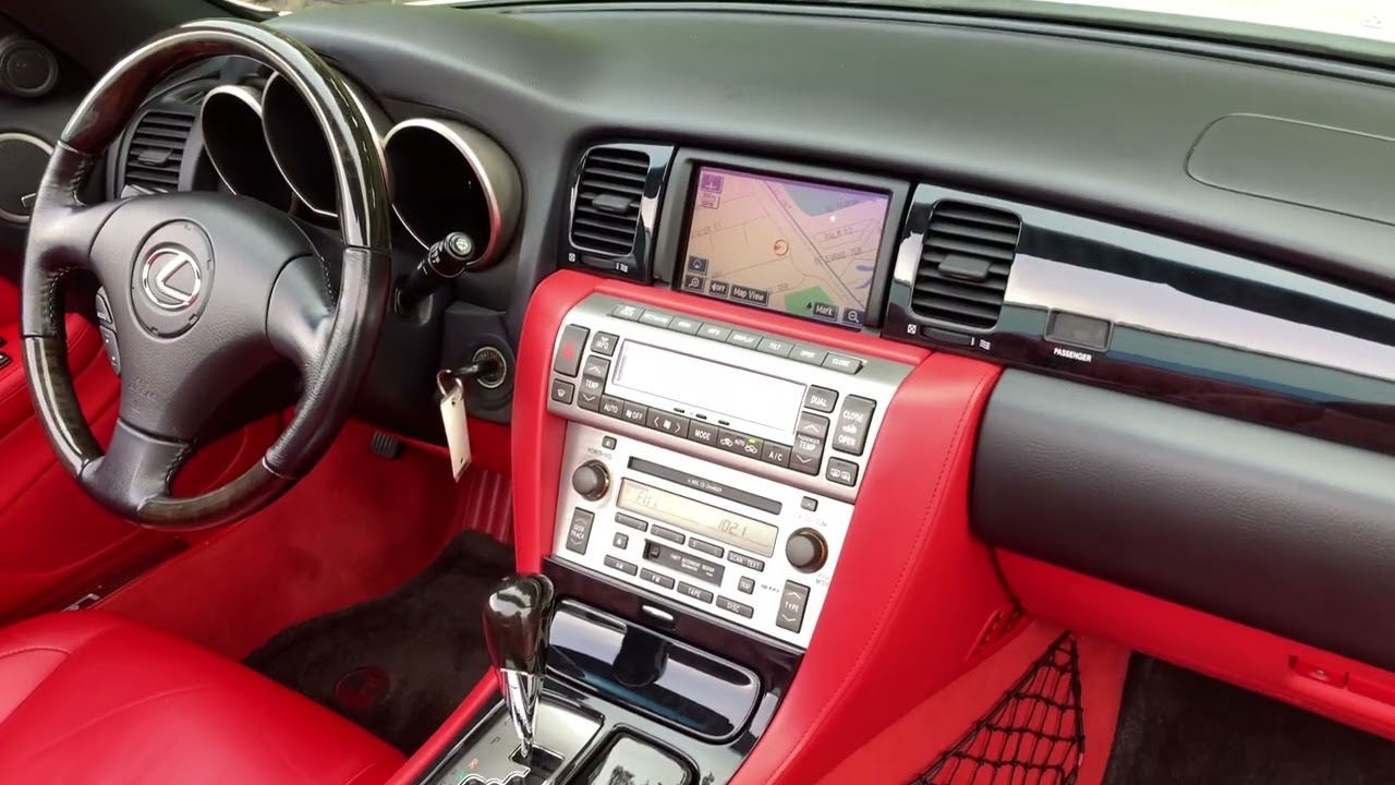 2007 Lexus SC430 White Red Pebble Beach Edition Walkaround Video + Convertible Top Operation