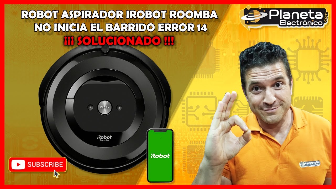 Robot aspirador IROBOT ROOMBA no inicia el barrido ERROR 14 (SOLICIONADO)