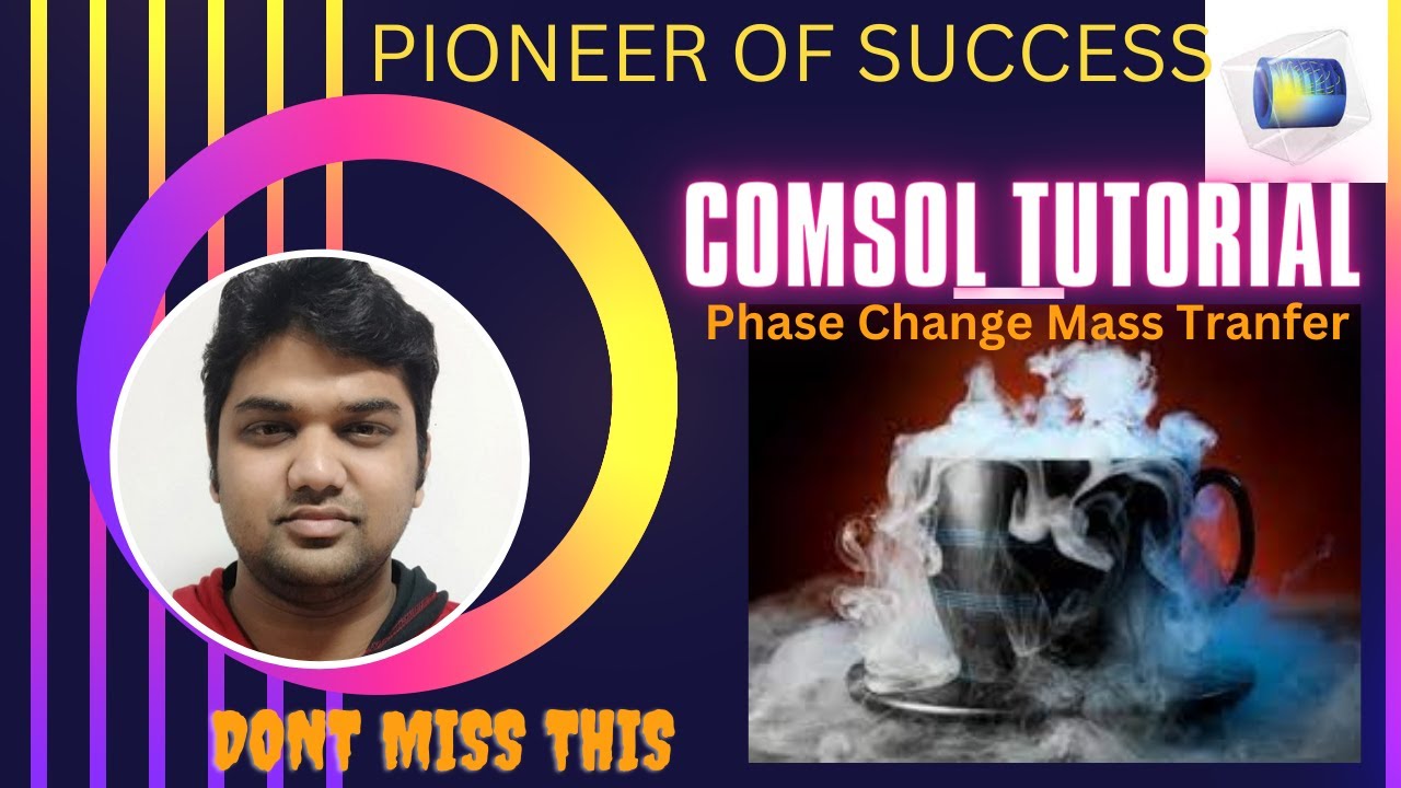 Liquid to Vapor Phase Transfer in COMSOL #PhaseChange #LiquidtoVapor #research #engineering