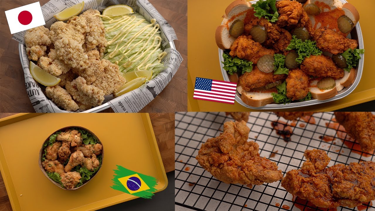 الفرايد تشيكن مش بس كنتاكي: ألذ وصفات دجاج مقرمش من دول العالم! 🌎 🍗