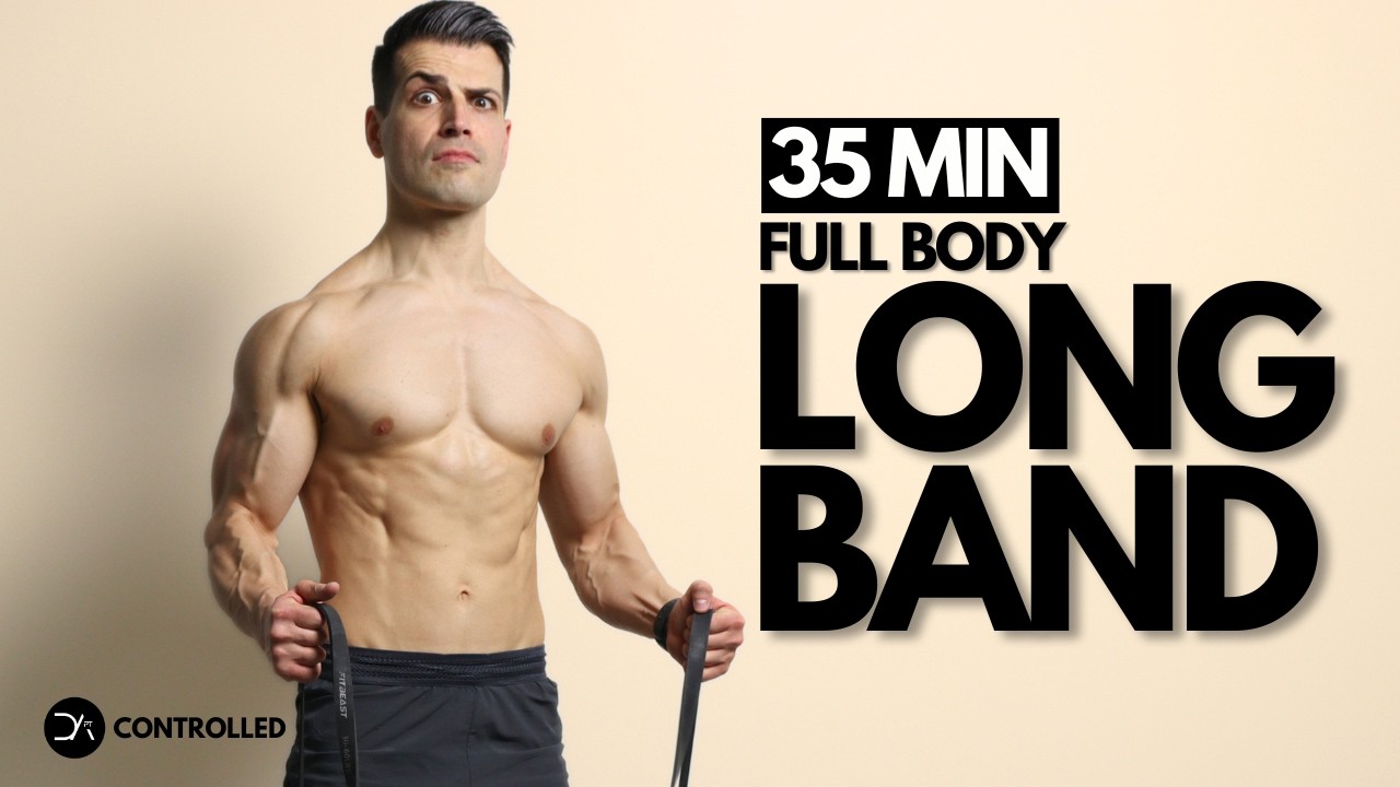35-minute Full Body Resistance Band Workout | No Attaching | No Repeat