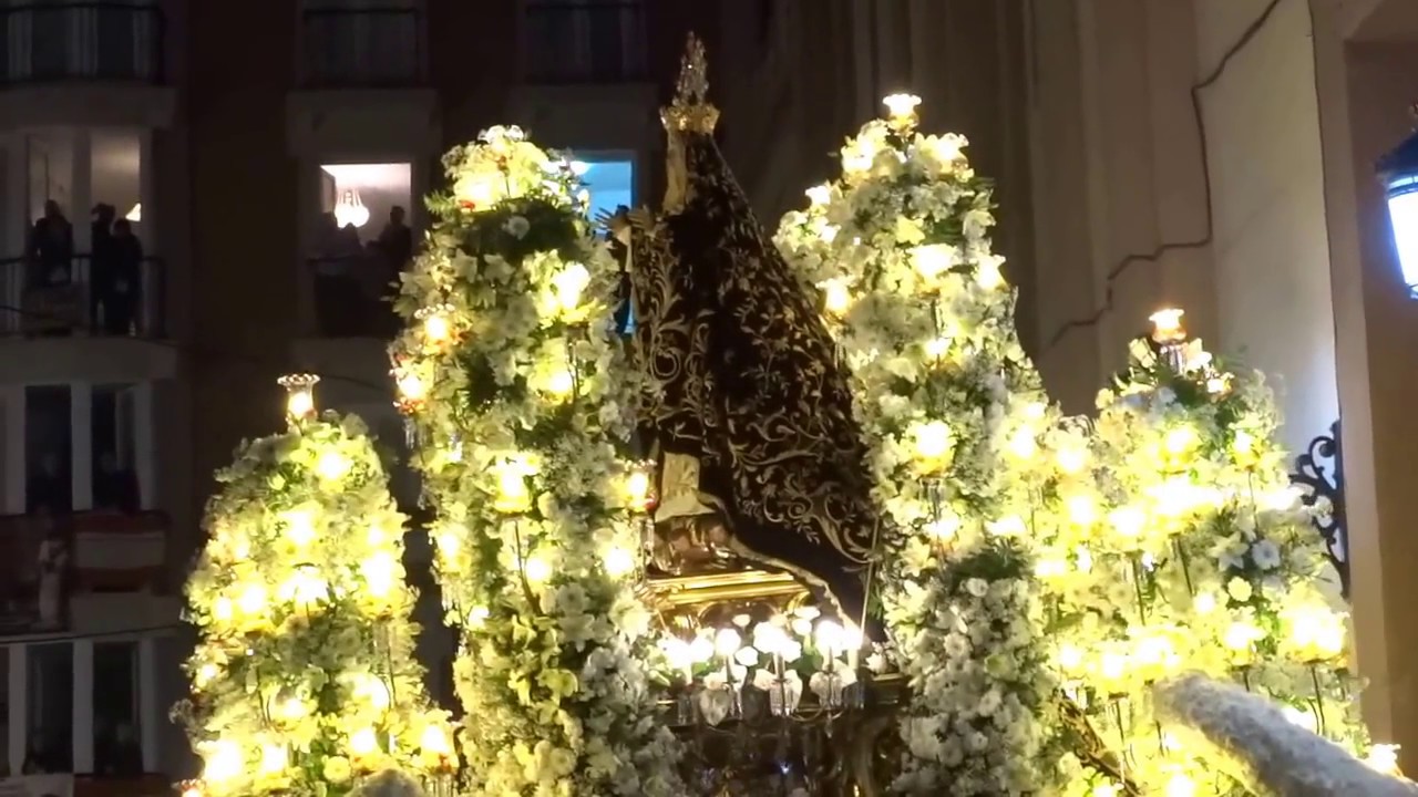 Semana Santa de Cartagena- Recogida Viernes Santo-salve a la Virgen de la Soledad