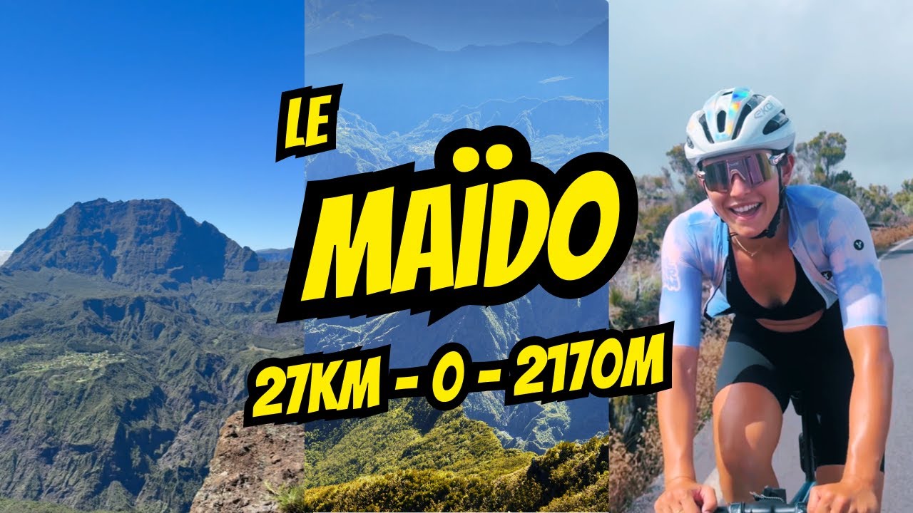 Montée au Maïdo, col le plus dur de France - La Réunion | Julie IEMMOLO - Triathlète Professionnelle